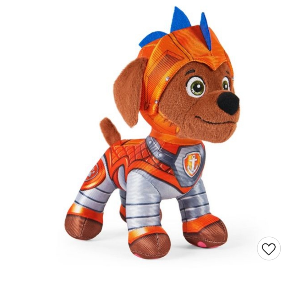 Paw Patrol Zuma Knights rescue plush NWT